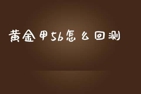 黄金甲5b怎么回测_https://m.15771688.com_期货开户_第1张