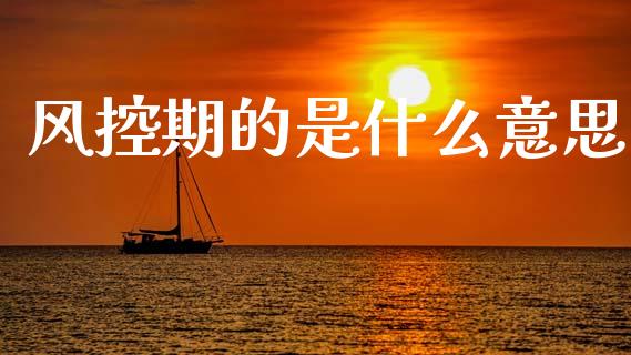 风控期的是什么意思_https://m.15771688.com_美国道指_第1张