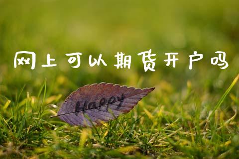 网上可以期货开户吗_https://m.15771688.com_美国道指_第1张