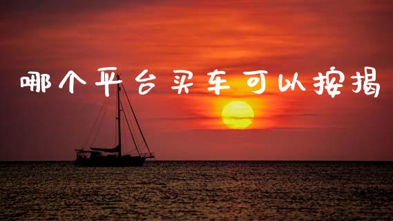 哪个平台买车可以按揭_https://m.15771688.com_道指实时行情_第1张