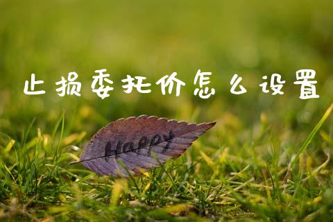 止损委托价怎么设置_https://m.15771688.com_期货开户_第1张