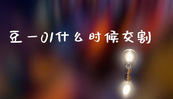 豆一01什么时候交割_https://m.15771688.com_美国道指_第1张