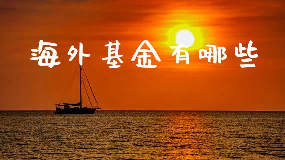 海外基金有哪些_https://m.15771688.com_期货开户_第1张