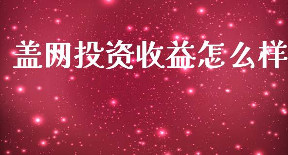 盖网投资收益怎么样_https://m.15771688.com_期货手续费_第1张