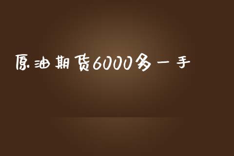 原油期货6000多一手_https://m.15771688.com_期货开户_第1张