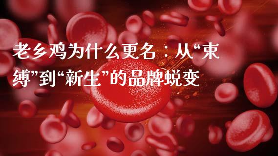 老乡鸡为什么更名：从“束缚”到“新生”的品牌蜕变_https://m.15771688.com_美国道指_第1张