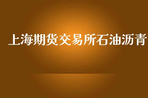 上海期货交易所石油沥青_https://m.15771688.com_期货手续费_第1张