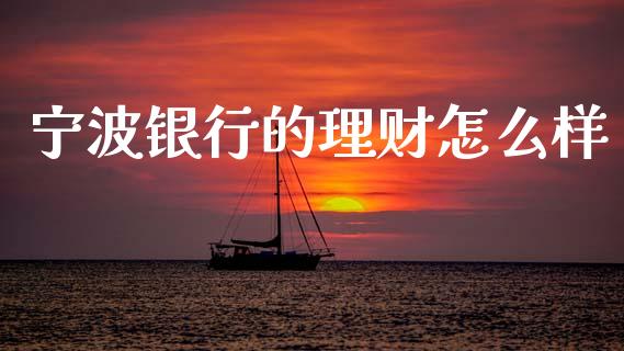 宁波银行的理财怎么样_https://m.15771688.com_期货手续费_第1张