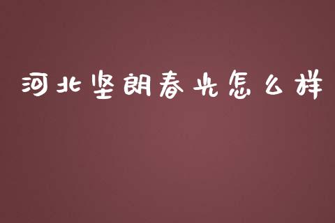 河北坚朗春光怎么样_https://m.15771688.com_期货开户_第1张