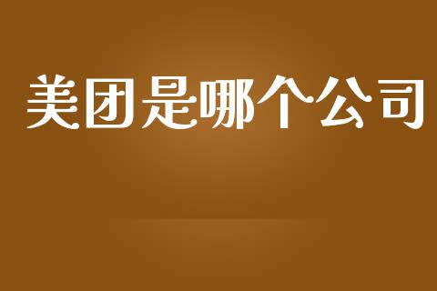 美团是哪个公司_https://m.15771688.com_期货手续费_第1张