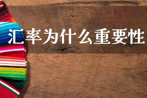 汇率为什么重要性_https://m.15771688.com_美国道指_第1张