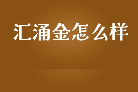 汇涌金怎么样_https://m.15771688.com_期货开户_第1张