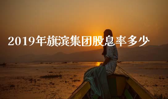 2019年旗滨集团股息率多少_https://m.15771688.com_道指实时行情_第1张