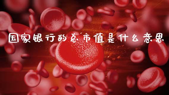 国家银行的总市值是什么意思_https://m.15771688.com_期货开户_第1张