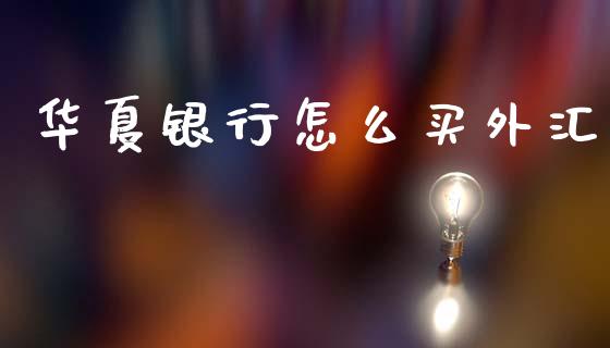 华夏银行怎么买外汇_https://m.15771688.com_道指实时行情_第1张