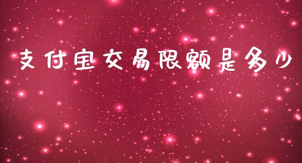 支付宝交易限额是多少_https://m.15771688.com_美国道指_第1张