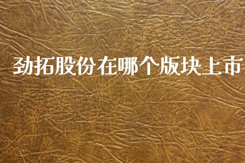 劲拓股份在哪个版块上市_https://m.15771688.com_道指实时行情_第1张