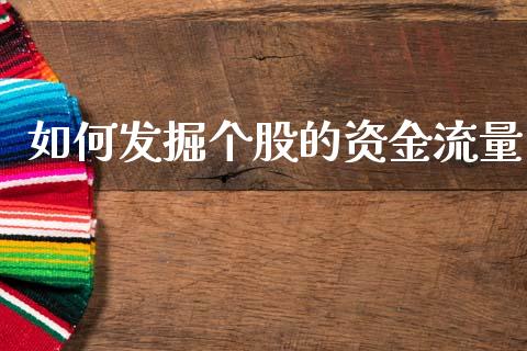如何发掘个股的资金流量_https://m.15771688.com_期货开户_第1张