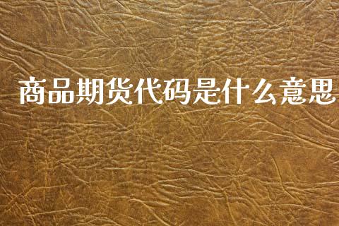 商品期货代码是什么意思_期货开户_第1张_期货开户_期货手续费_道指实时行情_美国道指 商品期货代码是什么意思_https://m.15771688.com_期货开户_第1张