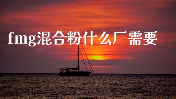 fmg混合粉什么厂需要_https://m.15771688.com_期货手续费_第1张
