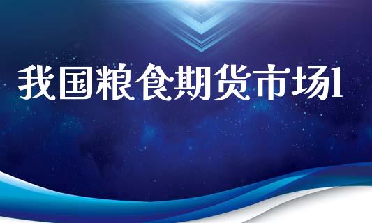 我国粮食期货市场l_https://m.15771688.com_道指实时行情_第1张