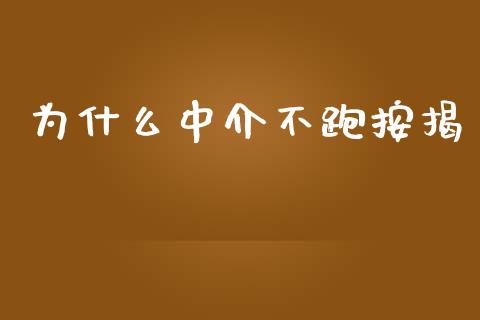 为什么中介不跑按揭_https://m.15771688.com_期货手续费_第1张