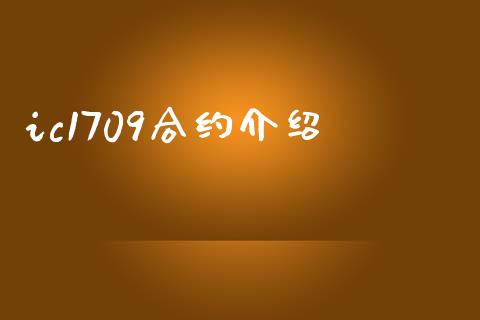 ic1709合约介绍_https://m.15771688.com_期货开户_第1张