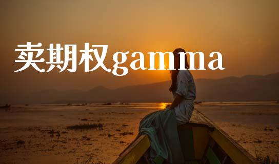 卖期权gamma_https://m.15771688.com_美国道指_第1张