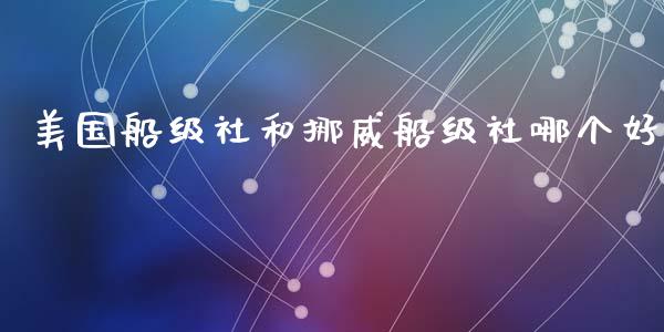 美国船级社和挪威船级社哪个好_https://m.15771688.com_期货开户_第1张