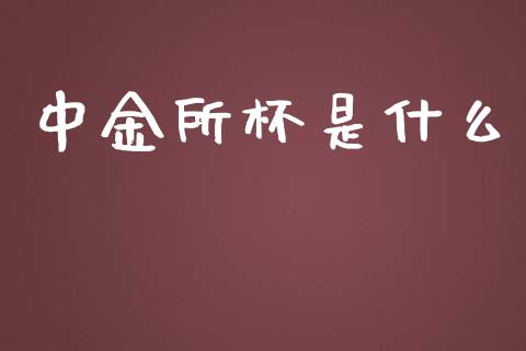 中金所杯是什么_https://m.15771688.com_道指实时行情_第1张