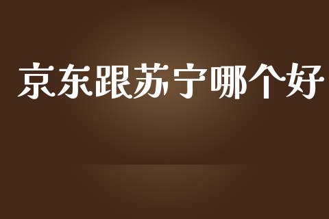 京东跟苏宁哪个好_https://m.15771688.com_期货开户_第1张
