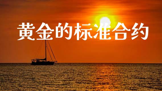 黄金的标准合约_https://m.15771688.com_期货手续费_第1张