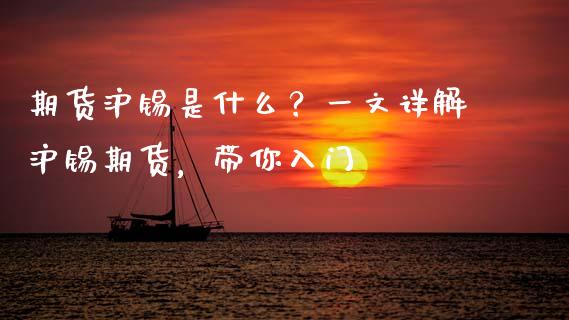 期货沪锡是什么？一文详解沪锡期货，带你入门_https://m.15771688.com_期货手续费_第1张