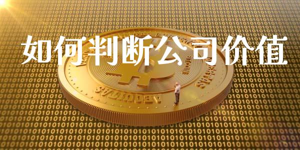如何判断公司价值_https://m.15771688.com_期货手续费_第1张