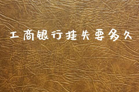 工商银行挂失要多久_https://m.15771688.com_期货开户_第1张
