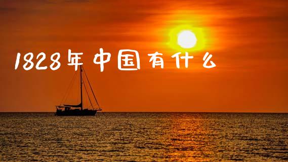 1828年中国有什么_https://m.15771688.com_期货开户_第1张