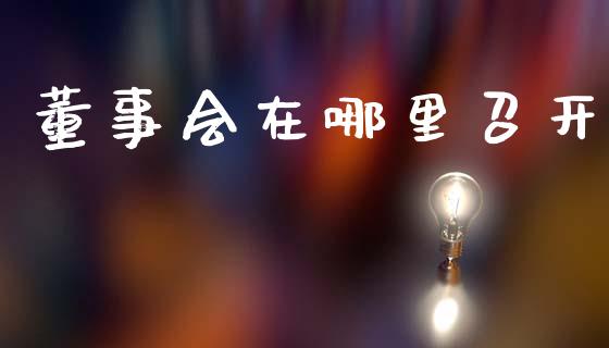 董事会在哪里召开_https://m.15771688.com_期货手续费_第1张