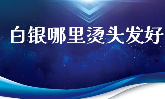 白银哪里烫头发好_https://m.15771688.com_道指实时行情_第1张