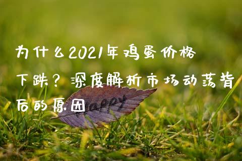 为什么2021年鸡蛋价格下跌？深度解析市场动荡背后的原因_https://m.15771688.com_美国道指_第1张