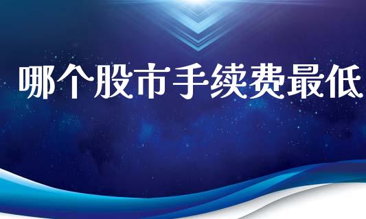 哪个股市手续费最低_https://m.15771688.com_期货手续费_第1张