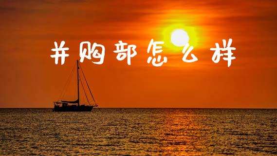 并购部怎么样_https://m.15771688.com_期货开户_第1张