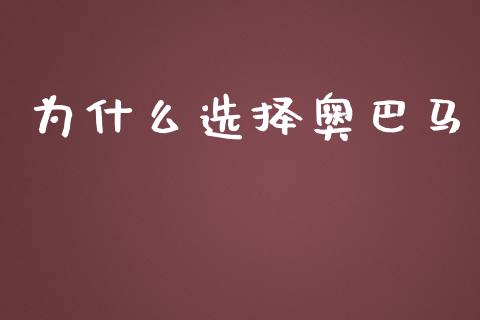 为什么选择奥巴马_https://m.15771688.com_道指实时行情_第1张