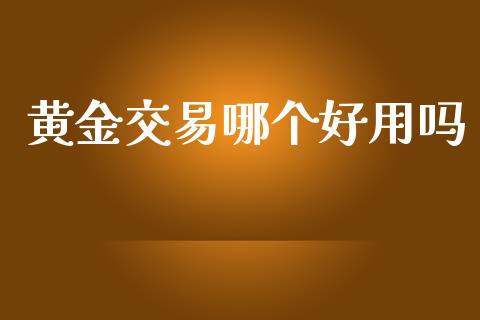 黄金交易哪个好用吗_https://m.15771688.com_道指实时行情_第1张