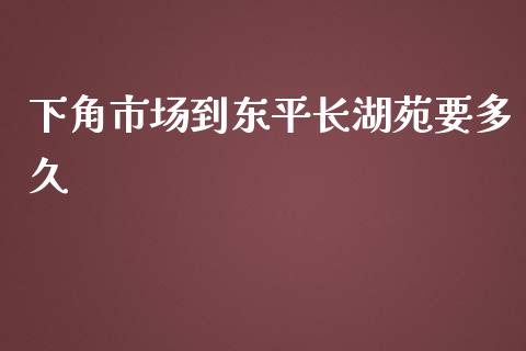 下角市场到东平长湖苑要多久_https://m.15771688.com_期货手续费_第1张