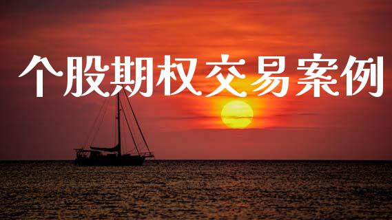 个股期权交易案例_https://m.15771688.com_期货手续费_第1张