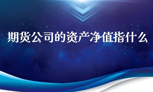 期货公司的资产净值指什么_期货手续费_第1张_期货开户_期货手续费_道指实时行情_美国道指 期货公司的资产净值指什么_https://m.15771688.com_期货手续费_第1张