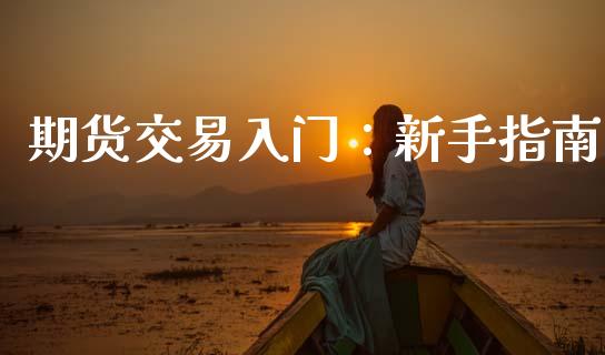 期货交易入门：新手指南_https://m.15771688.com_期货开户_第1张