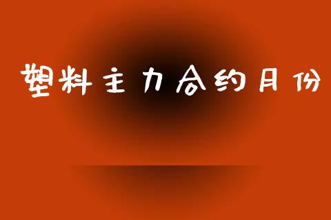 塑料主力合约月份_https://m.15771688.com_期货手续费_第1张