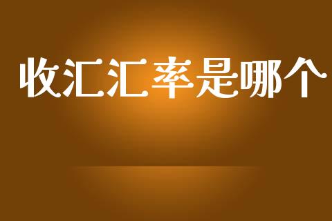 收汇汇率是哪个_https://m.15771688.com_道指实时行情_第1张