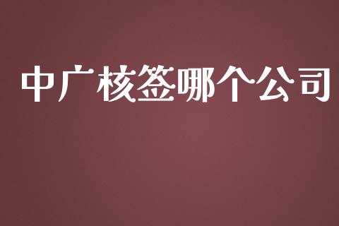中广核签哪个公司_https://m.15771688.com_期货开户_第1张